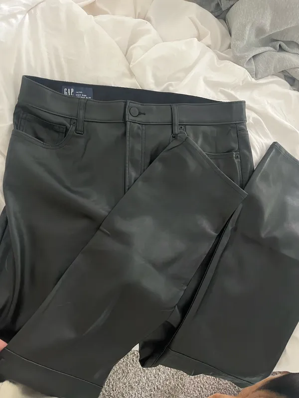 Gap Leather Pants - Image 3