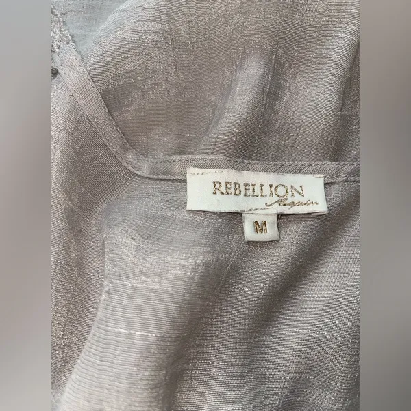Rebellion Taupe Women's Robe - Image 4