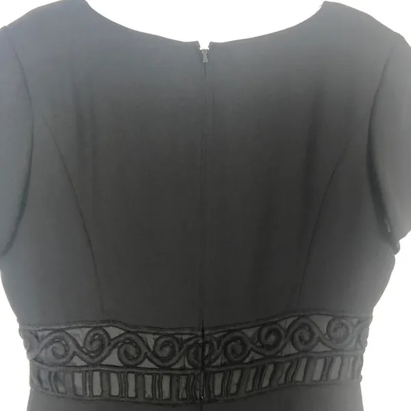 Vintage Donna Morgan Maxi Dress Womens 12 Wedding Guest Formal Modest Church - Image 10