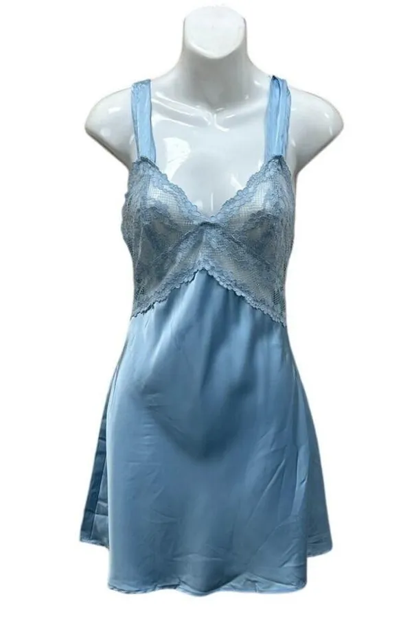 Princess Polly Lioness BEL AIR MINI DRESS BLUE Size XS - Image 9