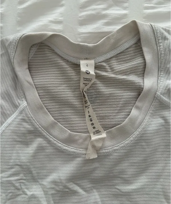 White Lululemon Top - Image 2