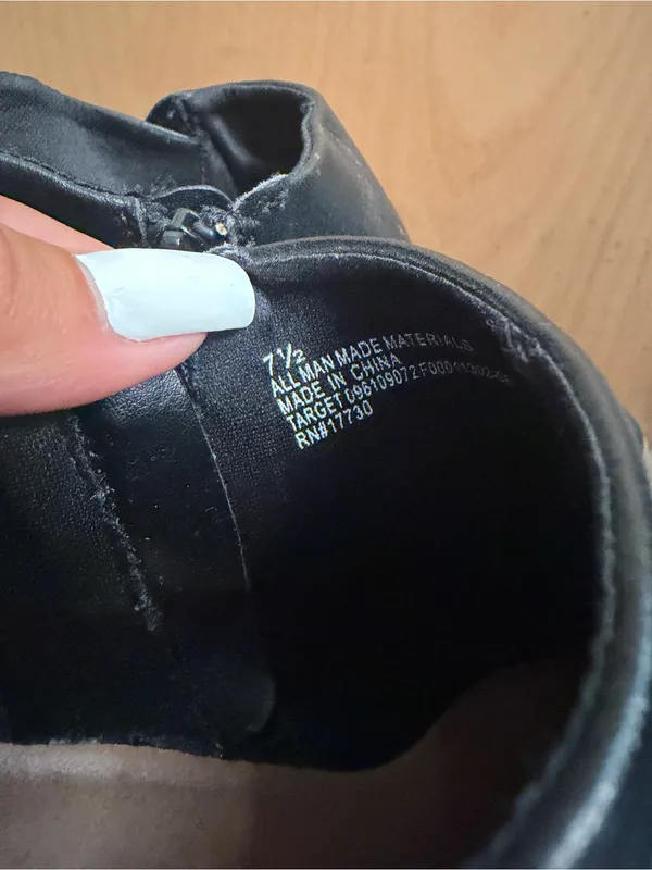 A New Day Women’s Black Ankle Booties. Size: 7.5 - Image 5
