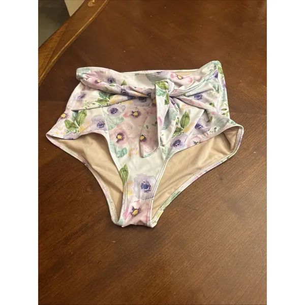 KORTNI JEANE High Waist Swim Suit Size Medium Casual comfort pool beach - Image 3