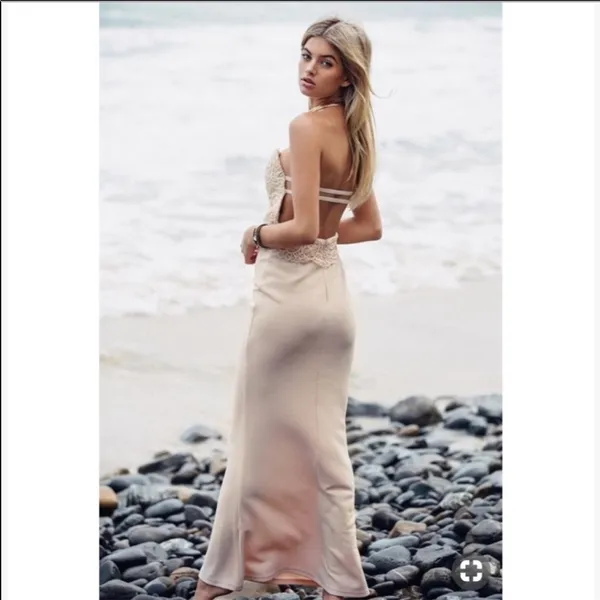 Sabo Skirt Luxe Formal Lace Alaia Dress - Image 2