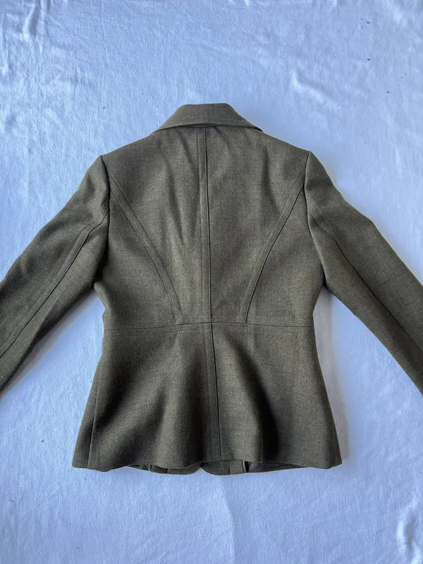 Ann Taylor Green Blazer Jacket - Size 4 - Image 4