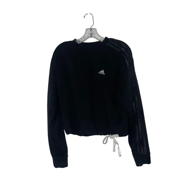 Adidas Crewneck Sweatshirt Three Stripes Medium Retro Sports Athletic-leisure - Image 2
