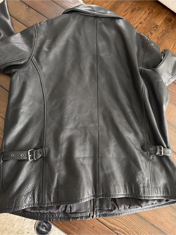 Eddie Bauer Legend Women’s Black Leather Jacket XL Tall - Image 11