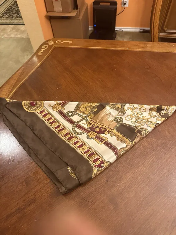 Fancy Scarf Made In Italy 1970s - Image 3