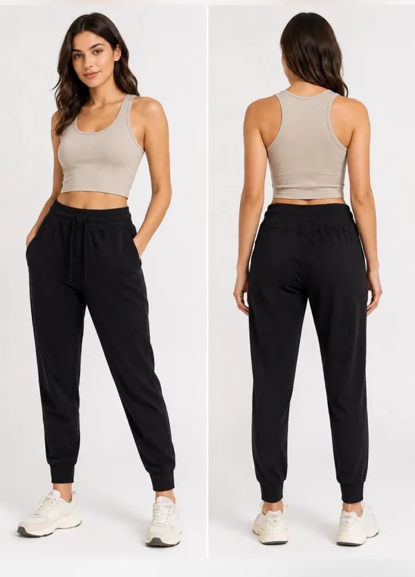 lululemon Ready to Rululu Women’s Black Jogger Pants Size 2 - Image 2
