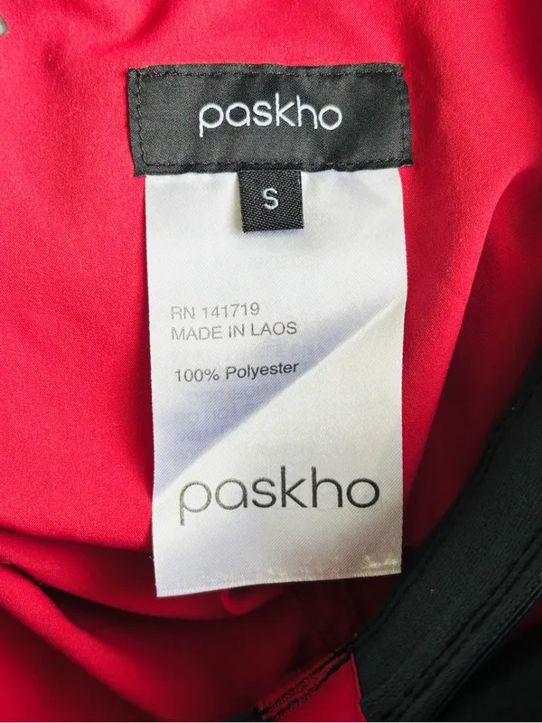 Women's Paskho tie waist Serene jogger magenta size small - Image 5