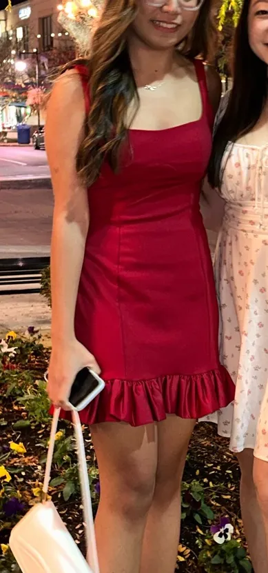 SheIn Red dress - Image 3