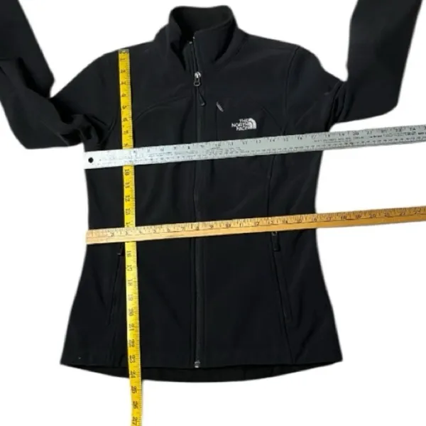 THE NORTH FACE Black Jacket Softshell Apex Barrier Full Zip Womens Size Small - Image 8