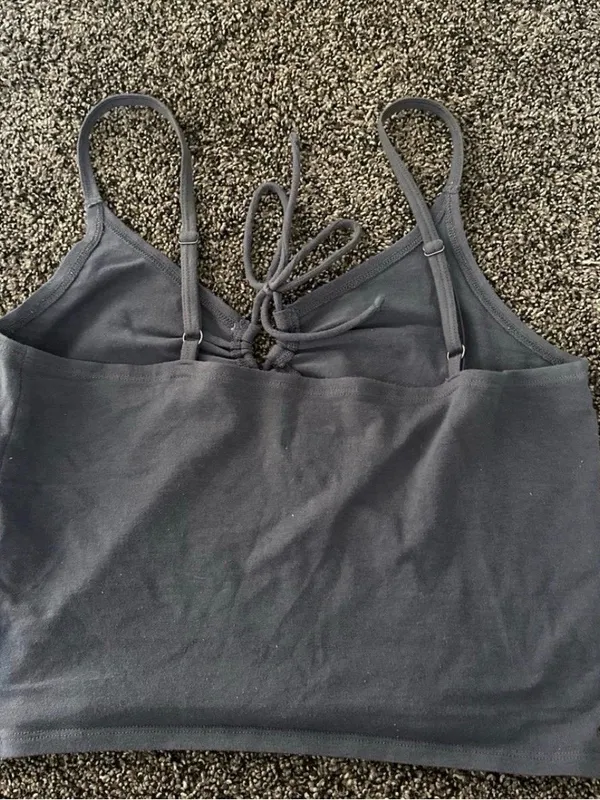 Hollister Navy Blue Tank Top Size Medium 0337 - Image 4