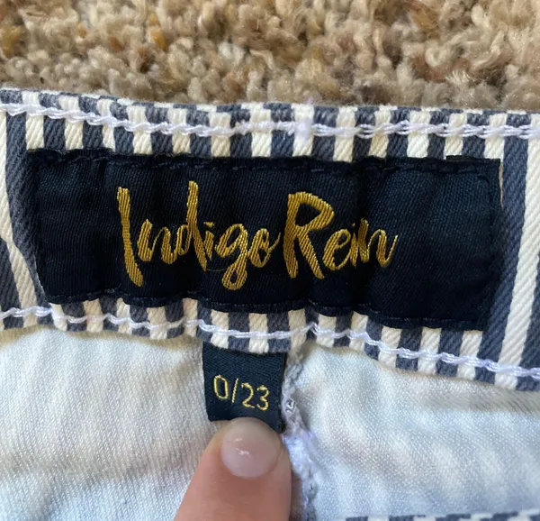 Indigo Rein Flare Leg Jeans - Image 3