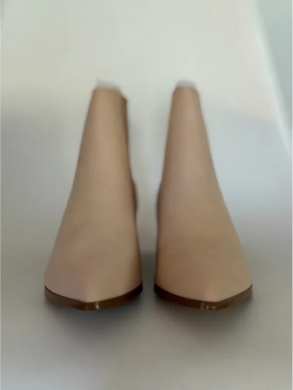 Beige pointed toe ankle boots Brown Size 8 - Image 3