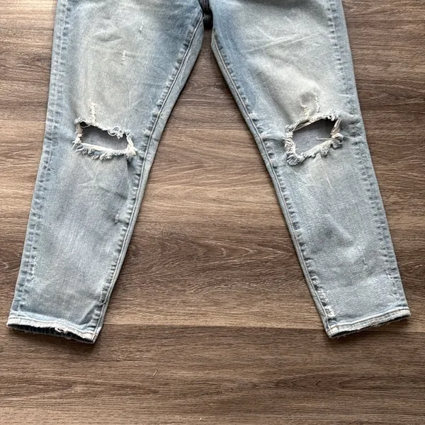 DRIFTWOOD Jeans Blue Ankle Cropped Distressed Denim 31 - Image 8