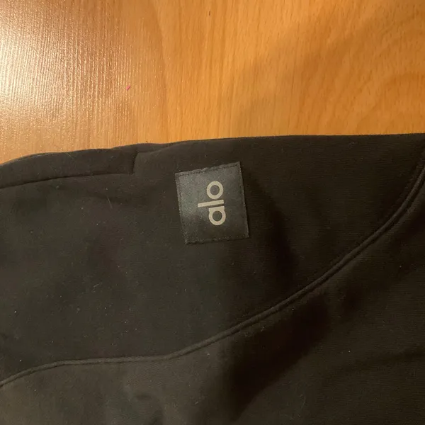 Alo Yoga Make Waves Sweatpant Vintage Black Tonal XS - Image 6