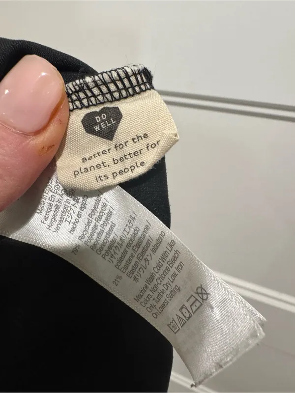 Madewell Flex Fitness Dress in Black Size Small - Image 12