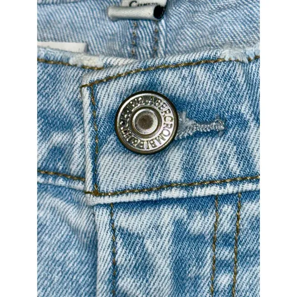 Abercrombie & Fitch Curve Love 90s Slim Straight Ultra High Rise Jeans Size 28 6 - Image 6