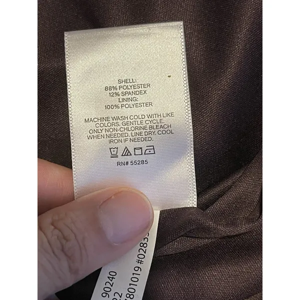 Express Dress Mock Neck Midi Sleeveless Large Sheath Work Cocktail Weddings City - Image 10
