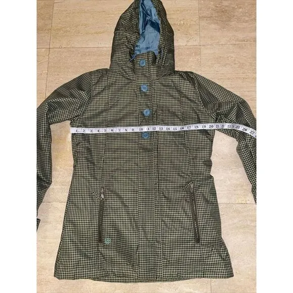 Special‎ Blend Womens Green Plaid Ski Snowboard Jacket Hood Waterproof Large - Image 7