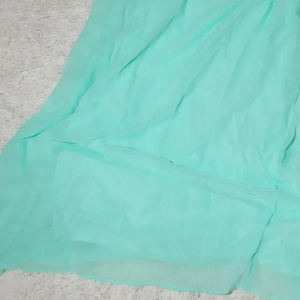 NWT Charming Charlie sheer mint strappy maxi dress - Image 4