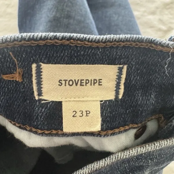 Madewell Stovepipe Jeans 23 Petites High Rise Ankle Medium Wash Denim Preppy - Image 9