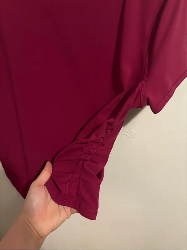Lululemon tee - magenta color - Image 3