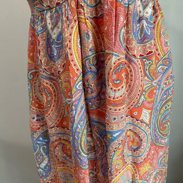 Molly Bracken Printed‎ Long Dress in Pink Isabelle Size XS - Image 9