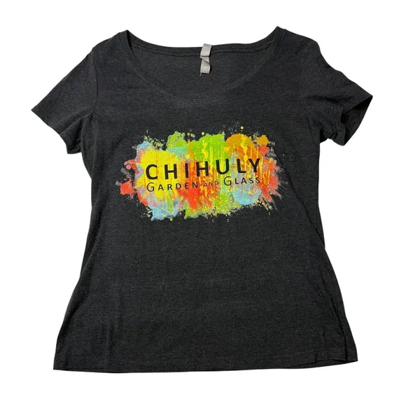 Chihuly Garden and Glass Graphic Tee Large Seattle Museum Art Shirt - Image 2