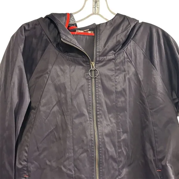 Lilla P Women's Hooded Rain‎ Jacket Black Size S Casual Lightweight - Image 2