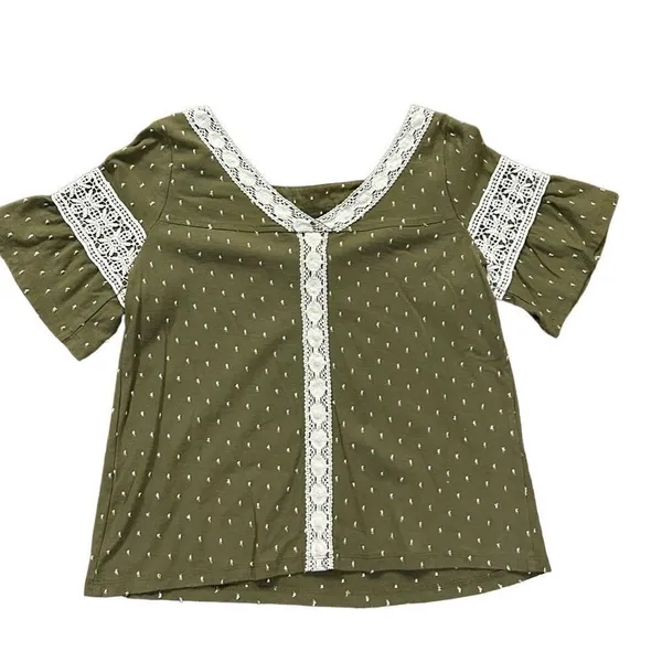 Maeve Venezia Textured Lace Top‎ Sz XS - Image 6