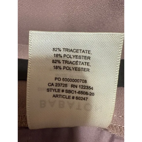 Aritzia Babaton Purple High Rise Pleated Tapered Cropped Trousers Pants Size 4 - Image 6