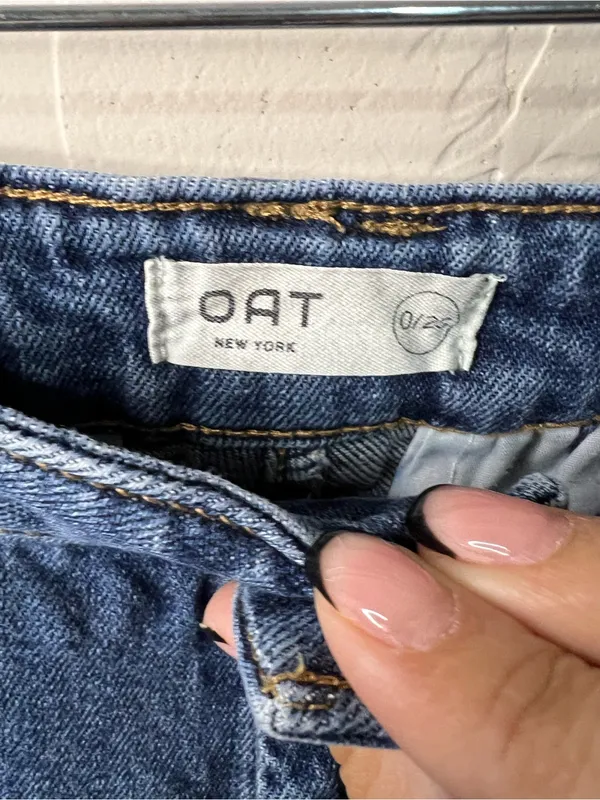 OAT New York High Rise Bootcut Trouser Denim Jeans - Image 7