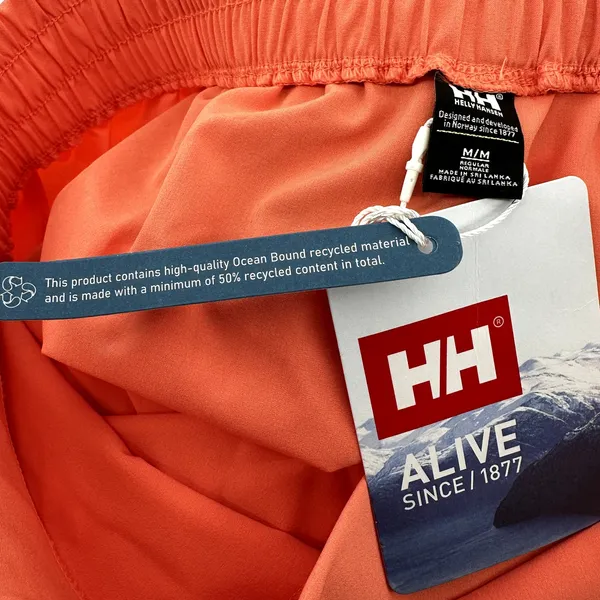 Helly Hansen Thalia Skirt 2.0 High Rise Tennis Golf Peach Echo Orange M NWT - Image 3