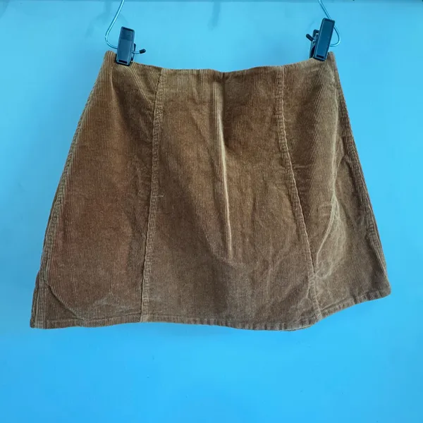 DO+BE Rust Corduroy Mini Skirt - Image 5