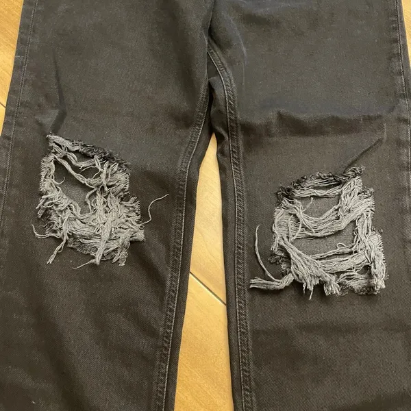 NWT Free People We The Free Maggie Mid-Rise Straight-Leg Distressed Jeans 29 - Image 5