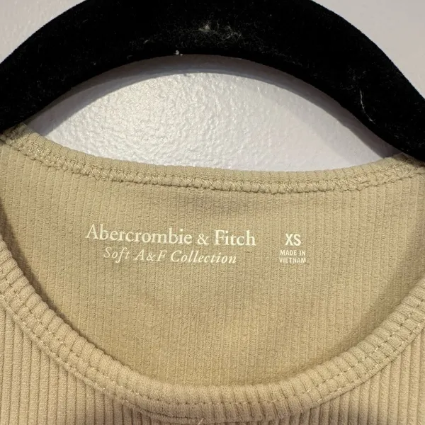 Abercrombie and Fitch tan ribbed bodysuit‎ - Image 2