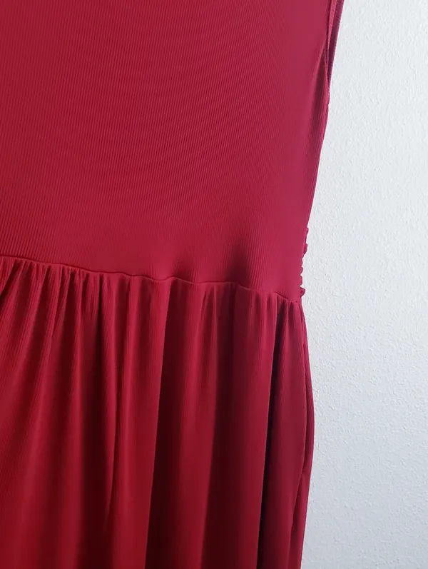 Cider V-Neckline Ribbed Flowy Jumpsuit - Image 7