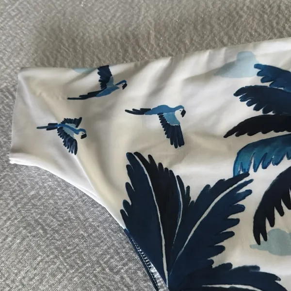 Farm Rio Dream Sky High Waisted Bikini Bottom, Size Medium, $95 - Image 7