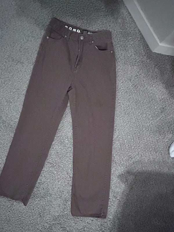 S.o.n.g. Dark Brown 90’s Boyfriend Jeans Straight Leg - Image 2