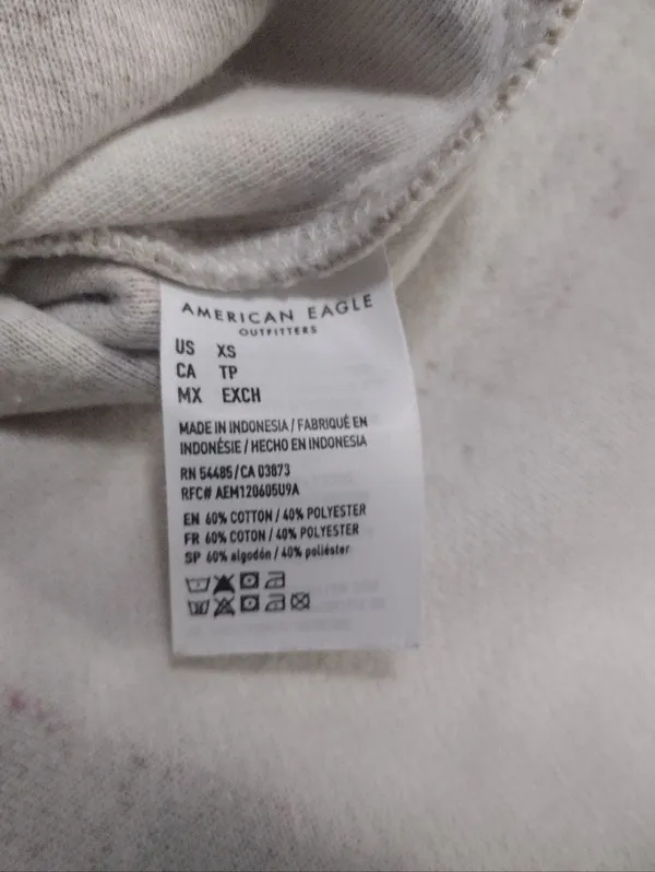 American Eagle Tan And Pink Plaid Fleece And Love Shacket - Image 5