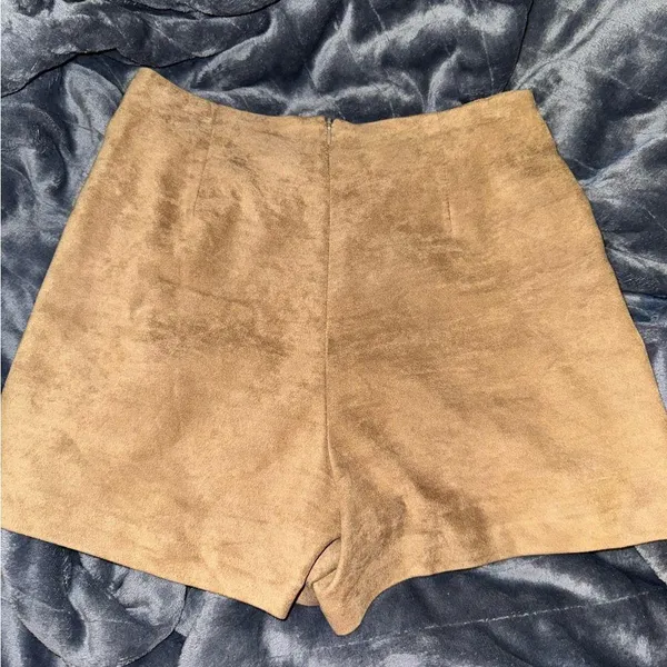 fab'rik Fabric suede skort - skirt shorts - Image 7