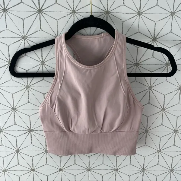 Lululemon Ebb to Train Bra *Medium Support, C/D Cup Porcelain Pink - Image 6