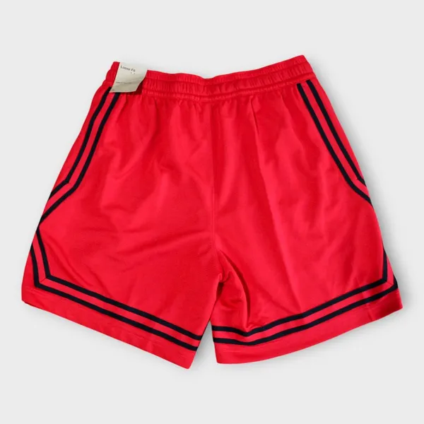 Nike Women Fly Crossover Shorts 7" University Red Black Stripes & Elastic Waist - Image 4