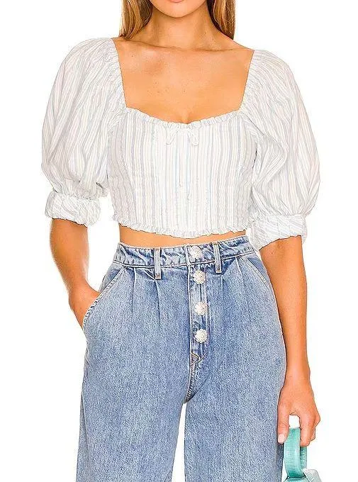 For Love & Lemons Leslie Crop Top Size XS - Image 3