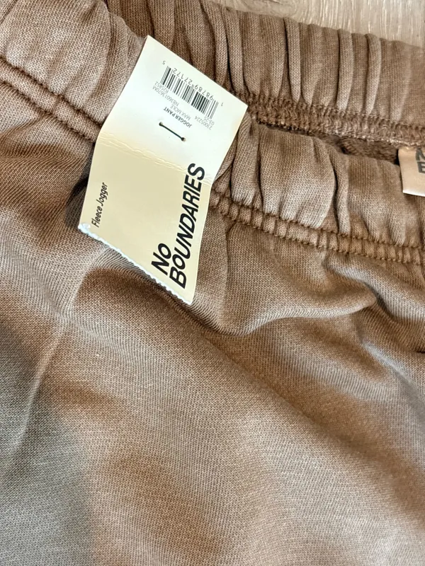 No Boundaries Brown Fleece Jogger - Image 3