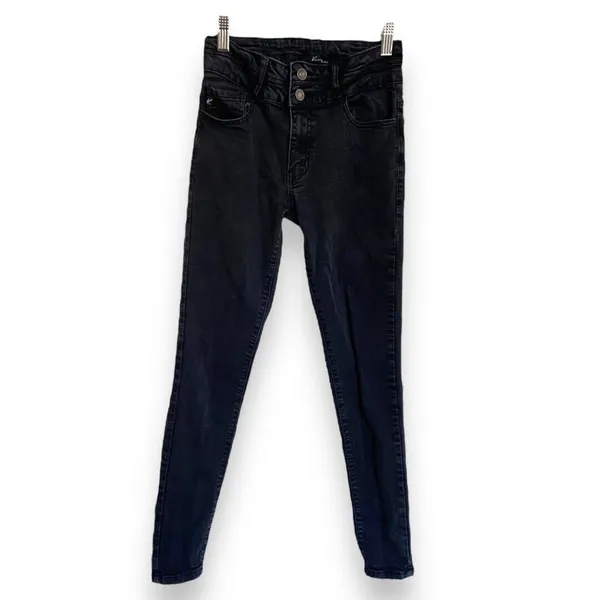 KanCan Womens Jeans Sz 26 High Rise‎ Skinny Stretch Black - Image 5