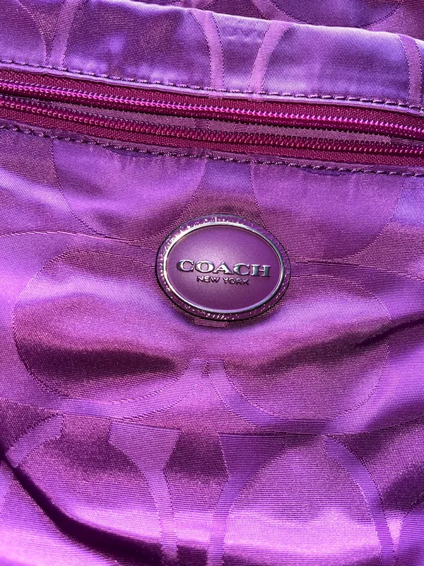 Coach Purple Crossbody Bag - Image 3
