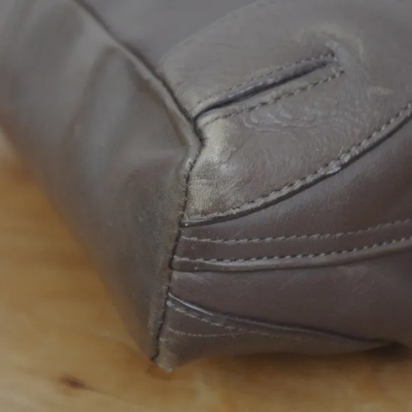 Brown Leather Tote Style Purse - Image 7